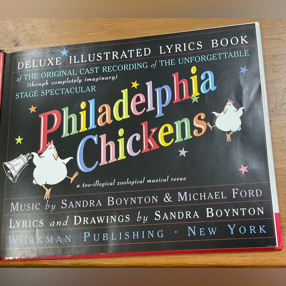 Sandra Boynton: Philadelphia Chickens hard back book and musical songs CD set. - Picture 3 of 7
